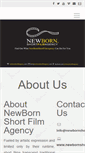 Mobile Screenshot of newbornshortfilmagency.com